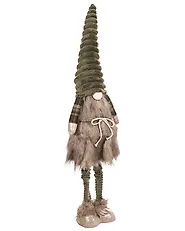 Set of 2 Christmas Decorations SUNDOM 69-93/81-111 cm Gnome Green_1175525