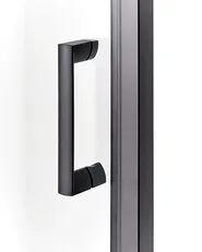 Shower Enclosure DARLI 900 x 900 x 1850 mm Black_944175