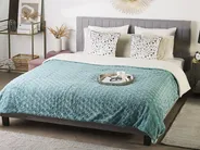 Bedspread KANDILLI 200 x 220 cm Light Green_787305
