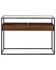 Console Table WACO Tempered Glass Black_825577