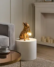 Bordslampa Hund ROCCO Guld_1003470