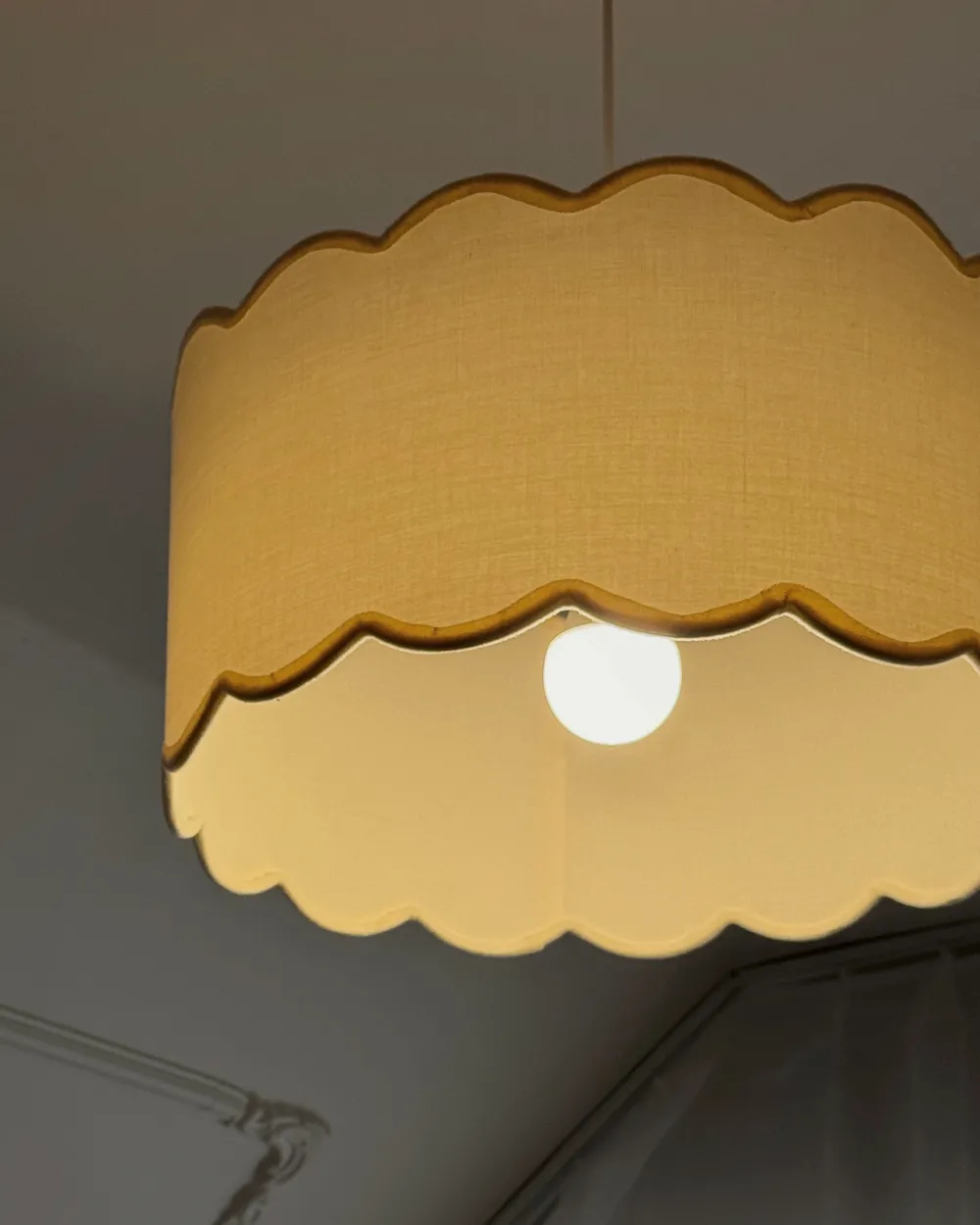 Riippuvalaisin GAIREZI Metalli Valkoinen/beige_1063212