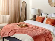 Blanket BAYBURT 150 x 200 cm Coral_850704