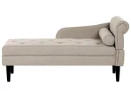 Right-Hand Chaise Longue YVOIRE Fabric Beige_1040423