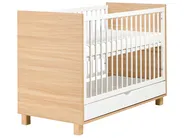 Spjälsäng med förvaringslåda GUNNAR 60 x 120 cm Vit_1004451