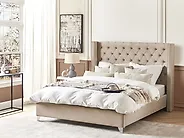 Sänky Sametti LUBBON 180 x 200 cm Beige_1172058