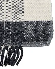 Rug KETENLI White 140 x 200 cm Wool_847445