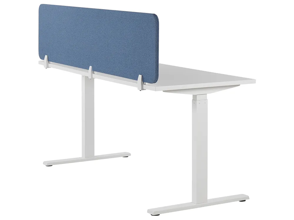 Desk Screen WALLY 180 x 40 cm Blue_800747