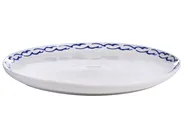 Set med 24 matserviser AMCHUR Porslin Vit/ Blå_1063956