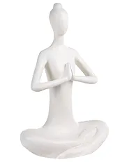 Garden Statue YOGHINA Woman White_1151802
