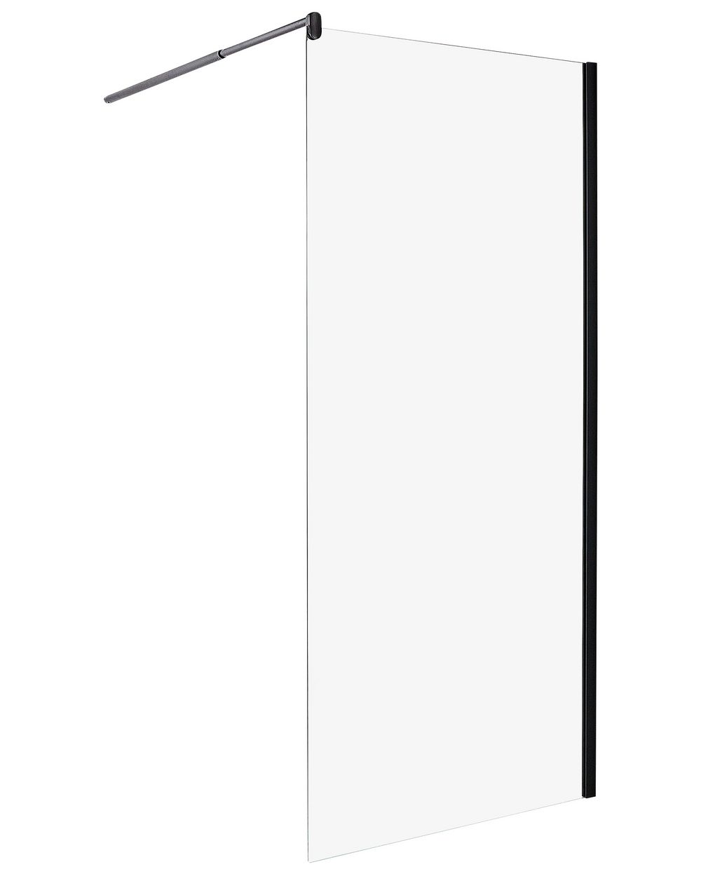 Duschskärm AHAUS 900 x 1900 mm Svart