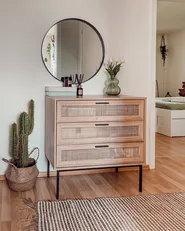 3 Drawer Chest PASCO Light Brown_923028