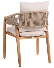 Set of 2 Garden Chairs MARZAMEMI Acacia Wood Light Grey_1124962
