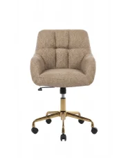 Desk Chair PALMDALE Boucle Light Brown_1151751