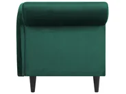 Left-Hand Chaise Longue LUIRO with Storage Velvet Emerald Green_768751