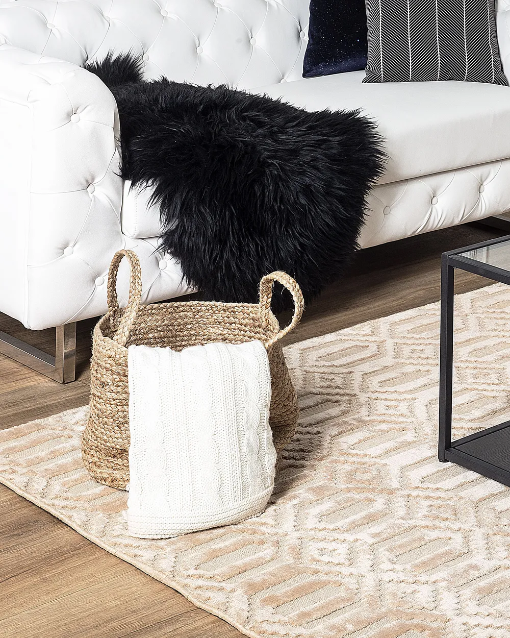 Rug ADATEPE Beige 140 x 200 cm Viscose