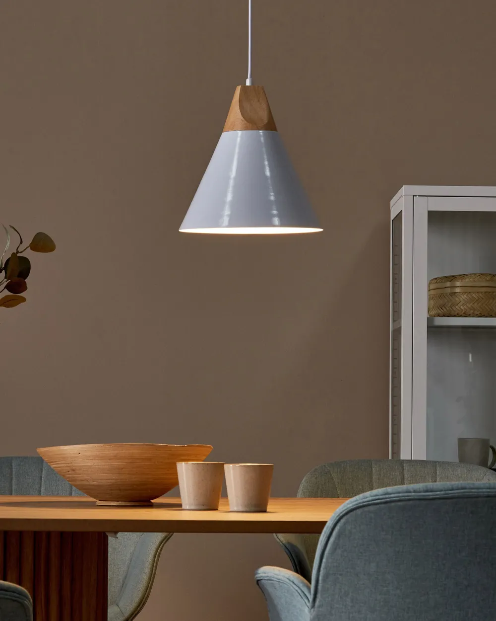 Pendant Lamp ALBANO Metal White