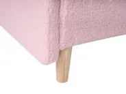Barnsäng Bouclé LAYE 90 x 200 cm Rosa_962106