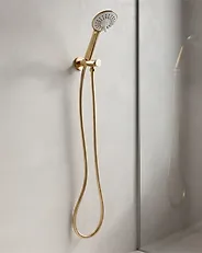 Shower Head and Hose Kit TUMPLE 3-function Gold_1184095