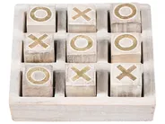 Tic-Tac-Toe Game ASJUT Mango Wood Beige_1003868