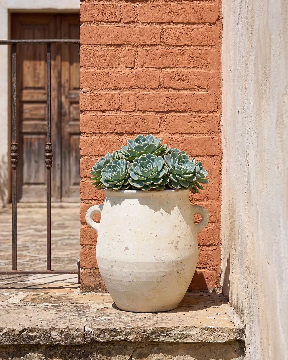 Blomkruka GOSAU 35 cm Ljusbeige_1161769