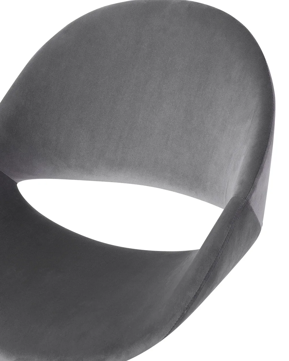 Desk Chair SELMA Velvet Grey_716786