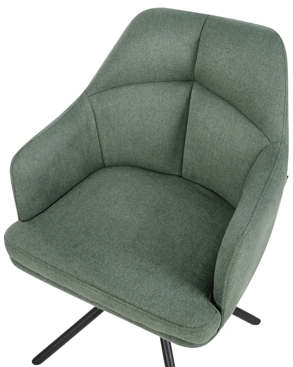 Set of 2 Dining Chairs Swivel MIRA Green_944775