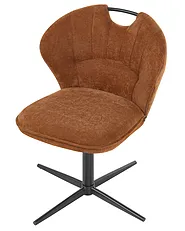 Sett med 2 stoler WORCESTER Chenille Gullbrun_1161674
