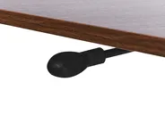 Manual Adjustable Laptop Stand ACADEMIA 65 cm 48 cm with Wheels Dark Brown_946130