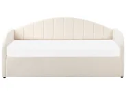 Trundle Bed Boucle EYBURIE 90 x 200 cm (EU Single) Light Beige_907123