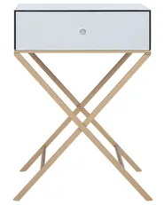 Side Table VIVY Glass Mirrored Silver_728601