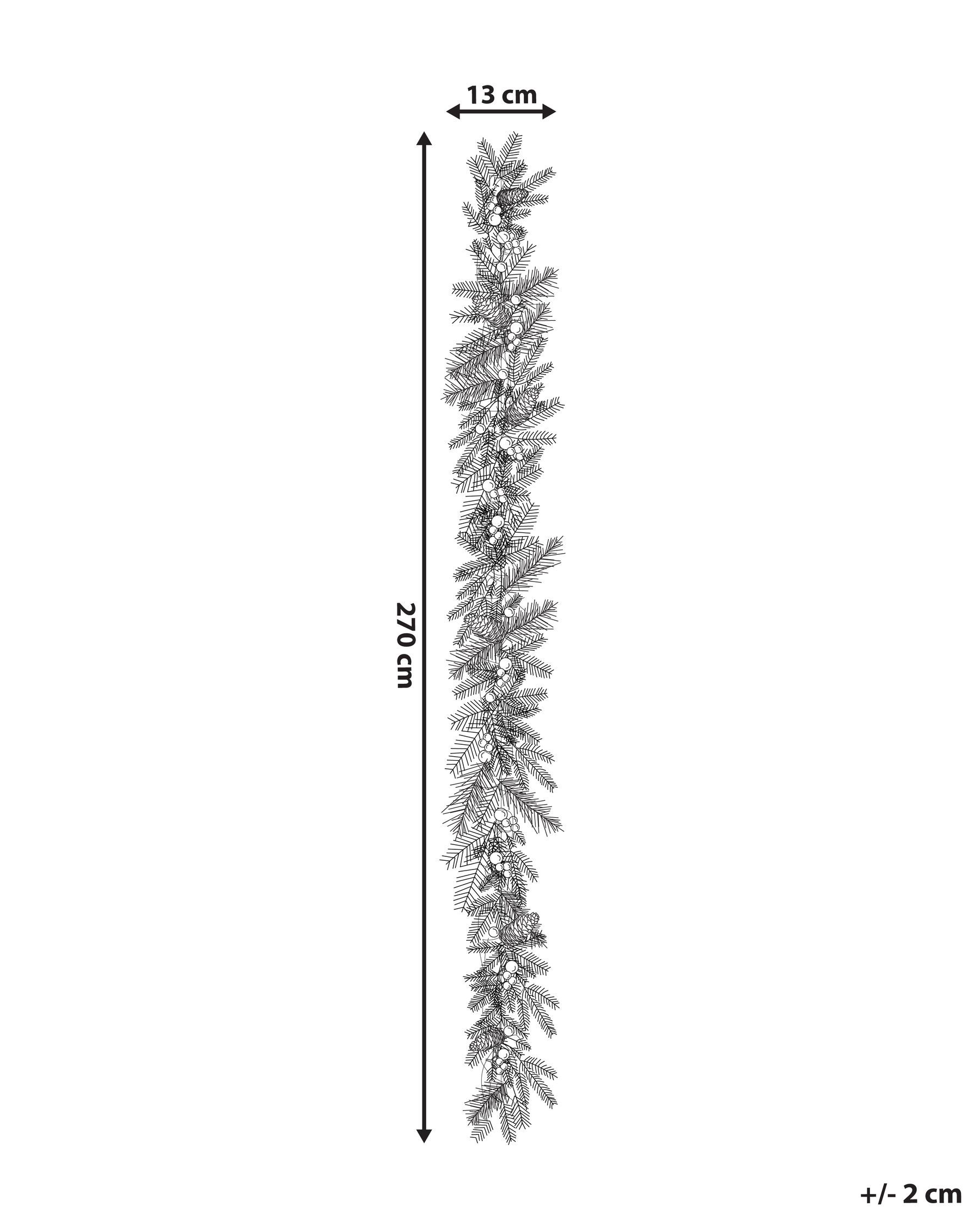 Julgirlang LED ELBRUS 270 cm Grön_881170