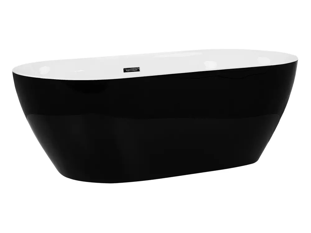 Kylpyamme vapaasti seisova CARRERA 150 x 75 cm Musta_798802