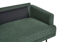 Corner Sofa 4 Seater BREDA Fabric Green Right Hand_885976