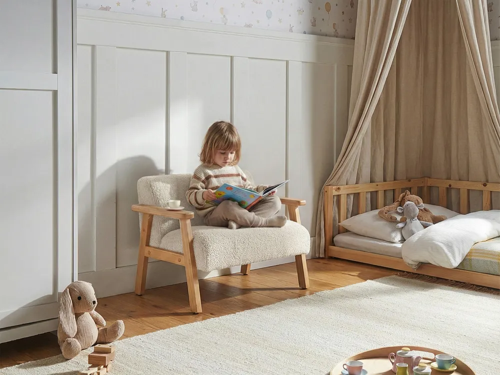 Kids Sofa LALMO Boucle Beige_1055475