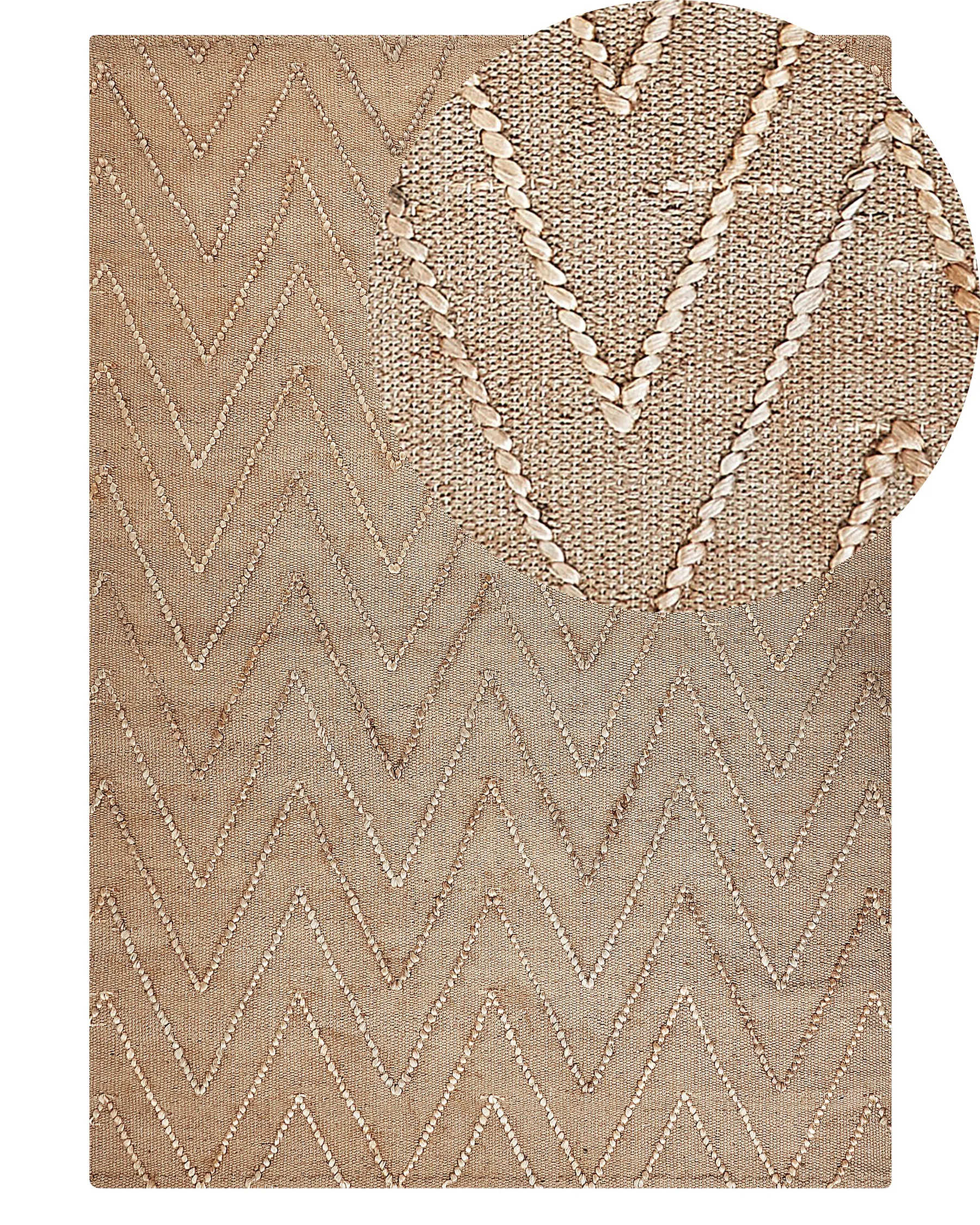 Teppe DADAY Beige 140 x 200 cm Jute_853598