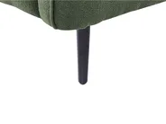 Left-Hand Chaise Longue CHEVANNES Boucle Dark Green_877229