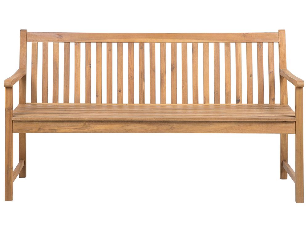 Hagebenk VIVARA 160 cm Sertifisert akasietre Lysebrun