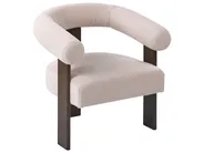 Living Room Set ILBRO Boucle Dark Brown/ Beige_1061199
