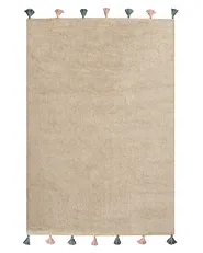 Kids Rug KODINHI  Beige 140 x 200 cm Cotton_1135275