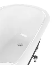 Fristående badkar CAYMAN 1700 x 760 mm Svart/ Vit_817184