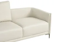 Living Room Set 6 Seater CILENS Fabric Light Beige_1117306