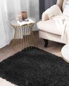Shaggy Rug CIDE Black 80 x 150 cm