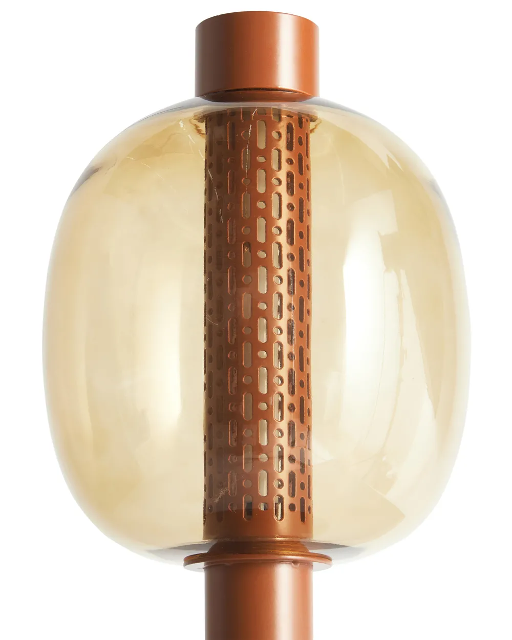 Wireless LED Table Lamp PULANGI with Dimmer Metal Brown_955226