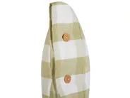 Set of 2 Decorative Cushions TAMNINE 40 x 60 cm Light Green Checked_902320