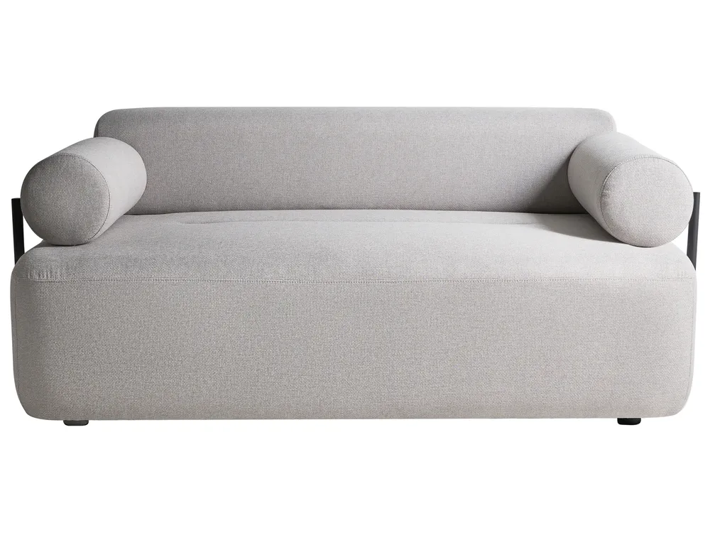 Sofa 2 Seater ELVA Fabric Light Grey