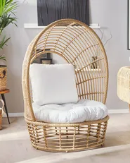 Garden Armchair LIDO Rattan Beige_803529