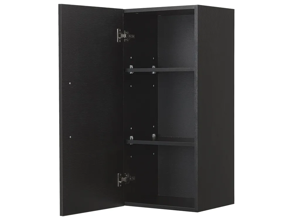 Bathroom Wall Mounted Cabinet BILBAO 40 cm Black_788604