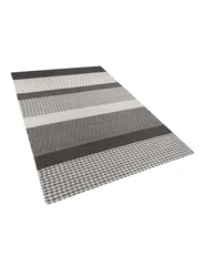 Rug AKKAYA Grey 140 x 200 cm Wool_751797