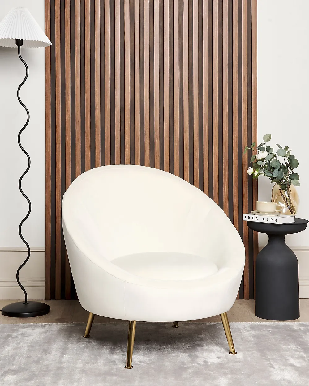 Armchair LANGA Velvet Off-White_1182945